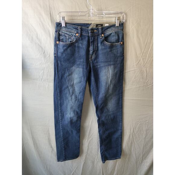 Volcom Vorta Jeans Womens 26 Slim Straight Mid Rise Stretch Denim Classic Pants - Picture 1 of 16